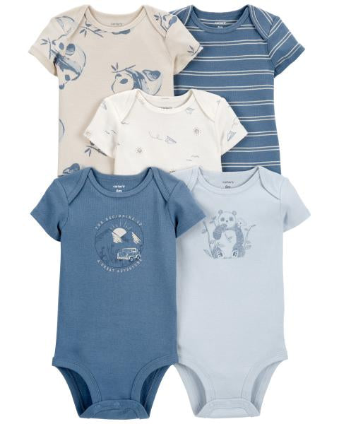 Carter's Baby 5-Pack Short-Sleeve Bodysuits