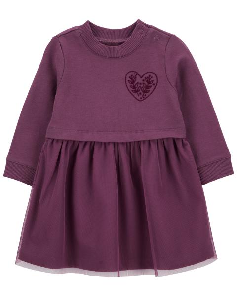 Carter's Heart French Terry Dress