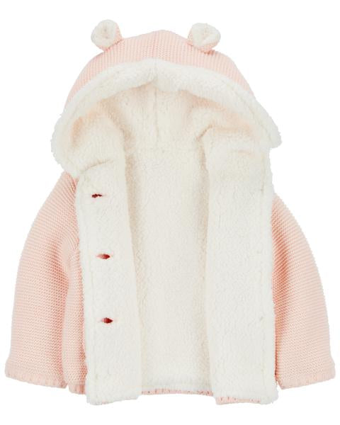 Carter's Baby Sherpa-Lined Hooded Cardigan