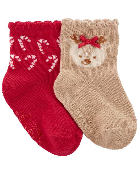 Carter's Baby 2-Pack Christmas Booties