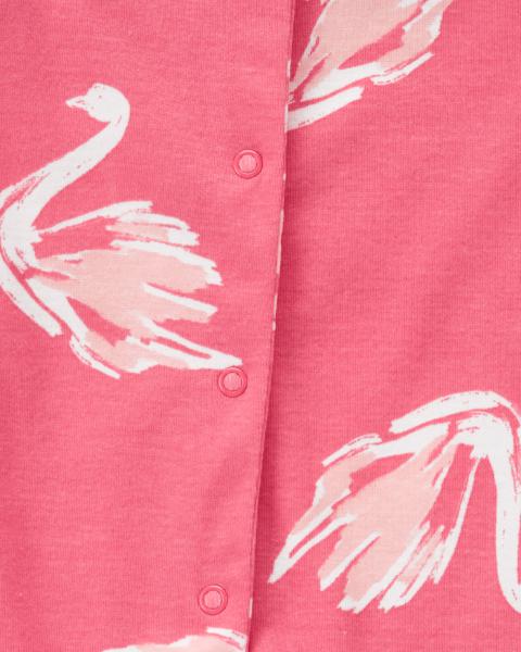 Carter's Baby Girls 3-Piece Flamingo Bodysuit Set