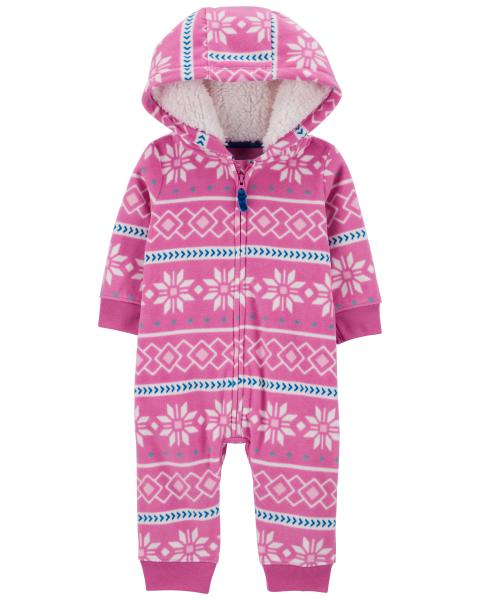 Carter's Baby Fair Isle Sherpa Jumpsuit