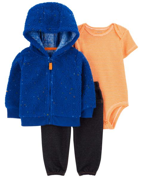 Carter's Baby 3-Piece Sherpa Jacket Set to