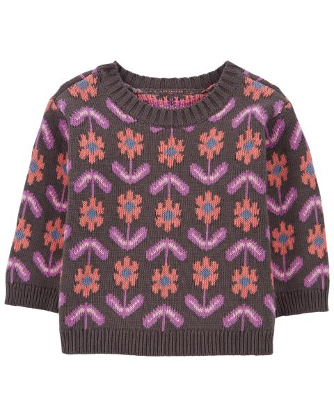 Carter's Baby Floral Sweater Knit Top