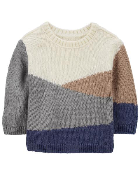 Carter's Baby Colorblock Mohair-Like Sweater