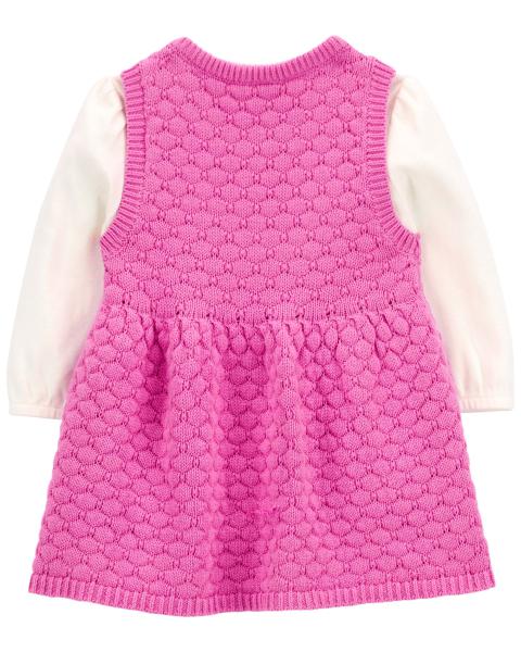 Carter's Baby 2-Piece Bodysuit & Sweater Knit Dress Set