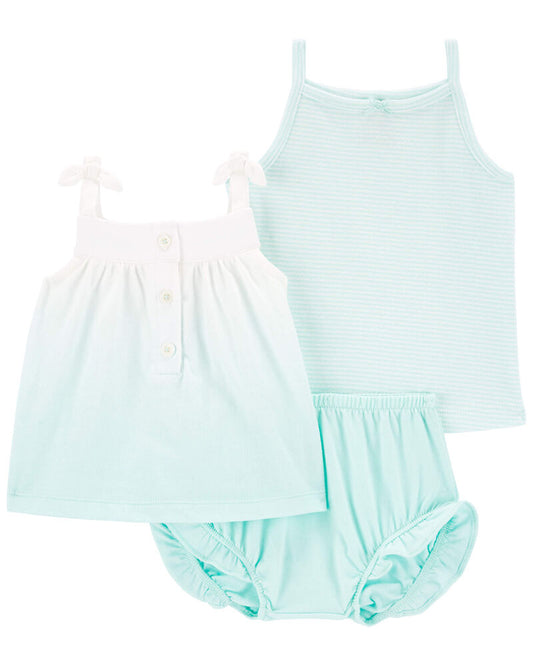 Carter's Baby 3-Piece Ombré Little Short Set