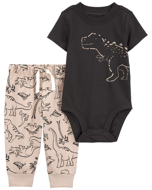 Carter's 2-Piece Dinosaur Bodysuit Pant Set