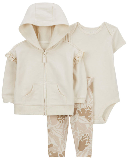 Carter's 3-Piece Ruffle Little Jacket Set