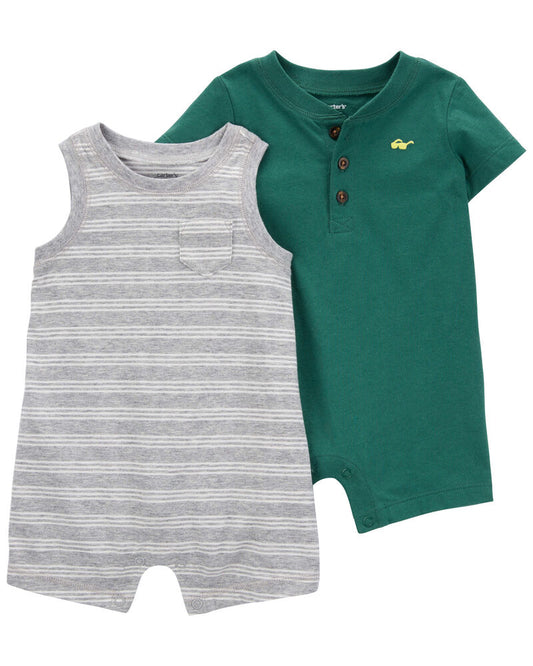 Carter's 2-Pack Cotton Rompers