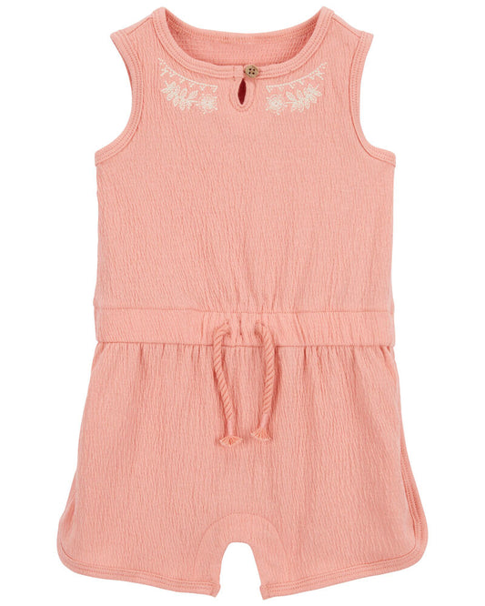 Carter's Baby Embroidered Floral Romper