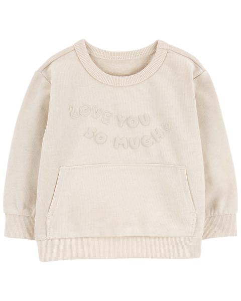 Carter's Love You So Much Pullover with Pull-On French Terry Joggers