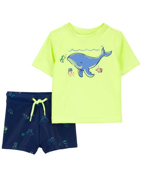 Carter's Baby Boys' 2-Piece Whale Swim Set