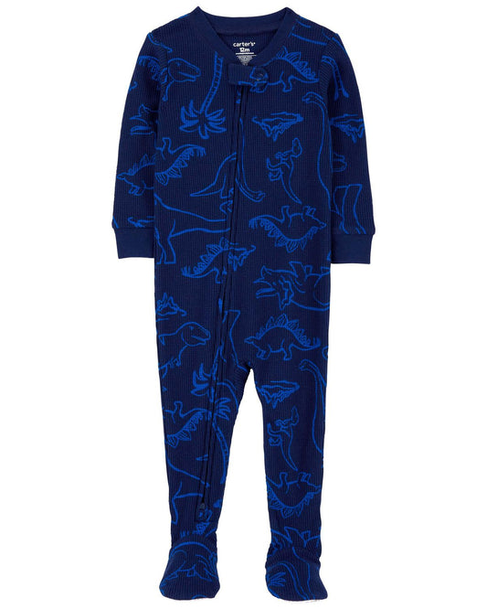 Carter's Baby 1-Piece Dinosaur Thermal Footie Pajamas