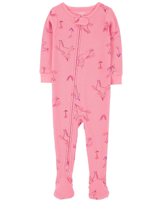Carter's 1-Piece Unicorn Thermal Footie Pyjamas