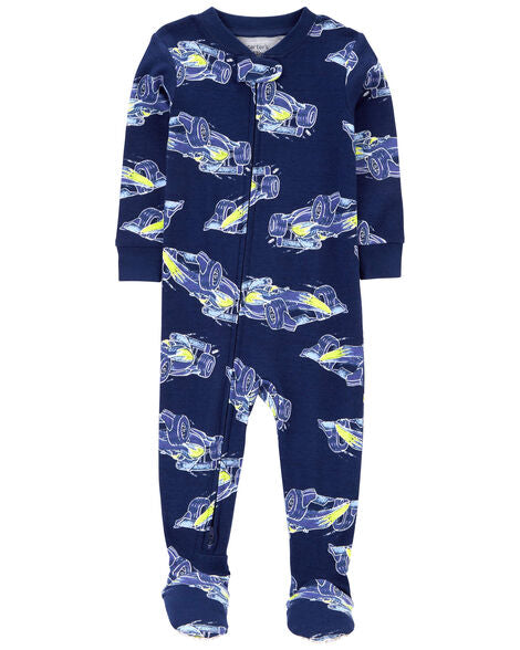 Carter's Baby 1-Piece Race Car 100% Snug Fit Cotton Footie Pajamas