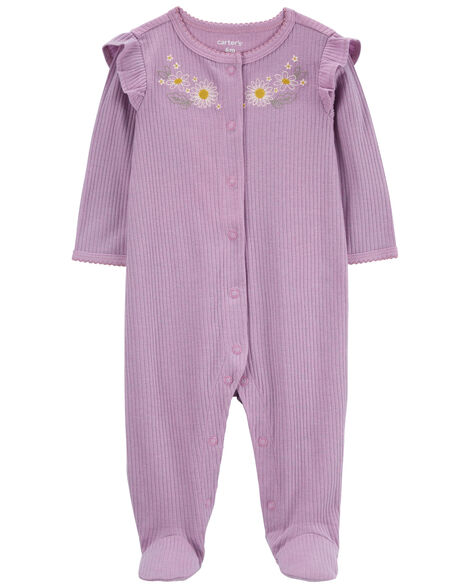 Carter's Baby Floral Snap-Up Thermal Sleep & Play