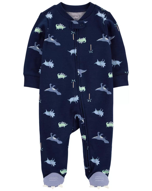 Carter's Baby Dinosaur 2-Way Zip Cotton Sleep & Play