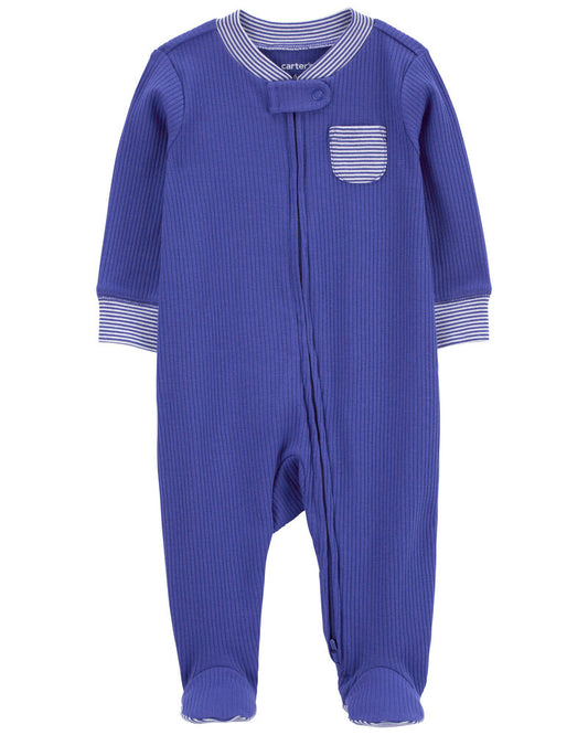 Carter's Baby Striped 2-Way Zip Sleep and Play