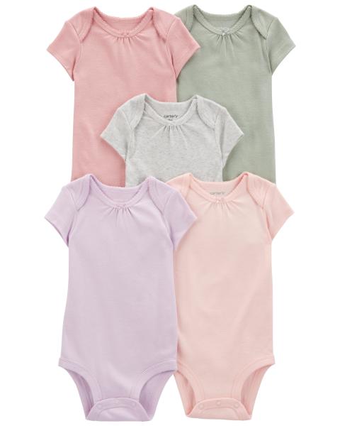 Carter's Baby 5-Pack Short-Sleeve Bodysuits