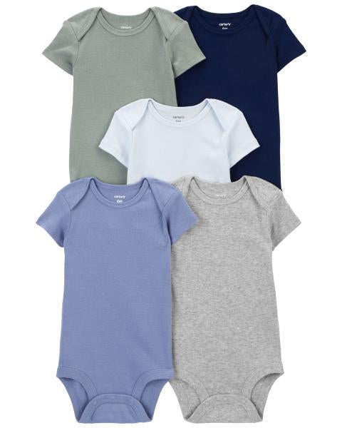 Carter's Baby 5-Pack Short-Sleeve Bodysuits