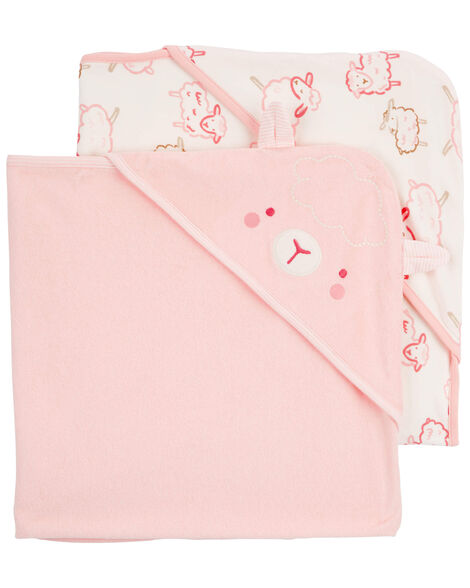 Carter's Baby 2-Pack Hooded Baby Towels