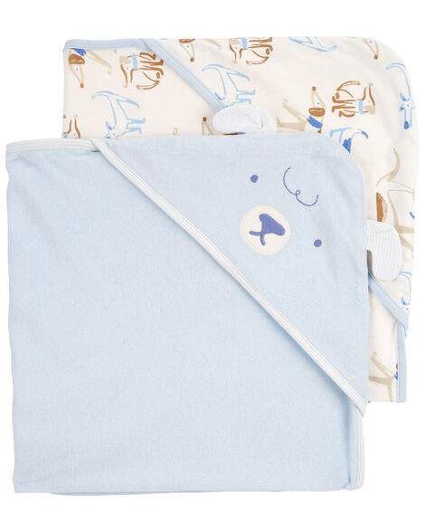 Carter's Baby 2-Pack Hooded Baby Towels