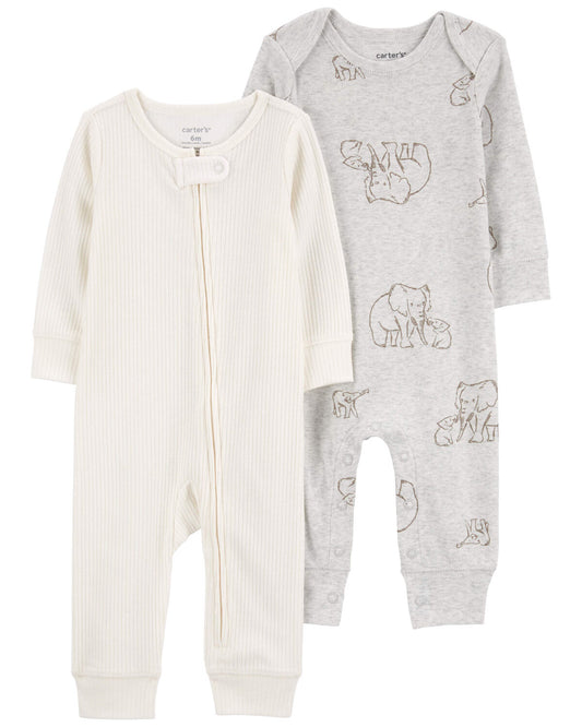 Carter's Baby 2-Pack Jumpsuits