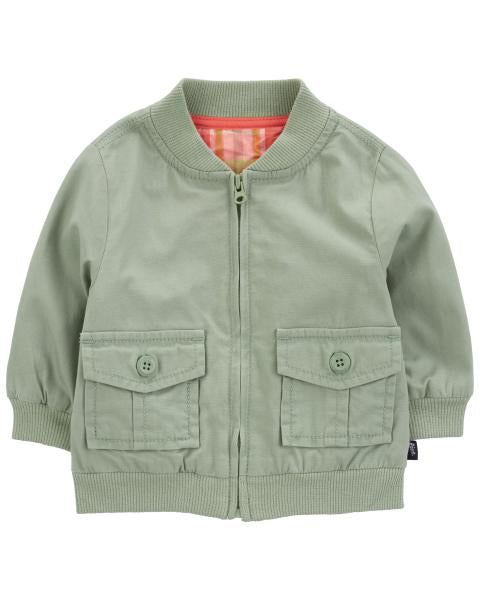 Oshkosh Baby Cargo Pocket Zip Jacket with Cargo Joggers