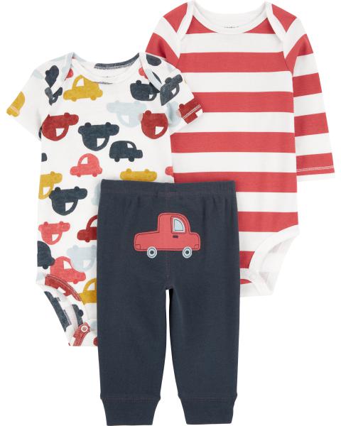 Carter's Baby 3-Piece CarLittle Outfit Set