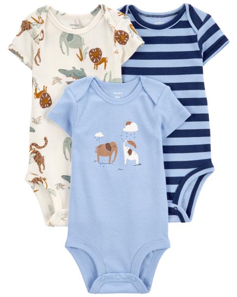 Carter's 3-Pack Short-Sleeve Bodysuits