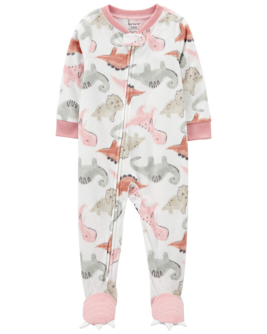 Carter's Baby 1-Piece Dinosaur Fleece Footie Pyjamas