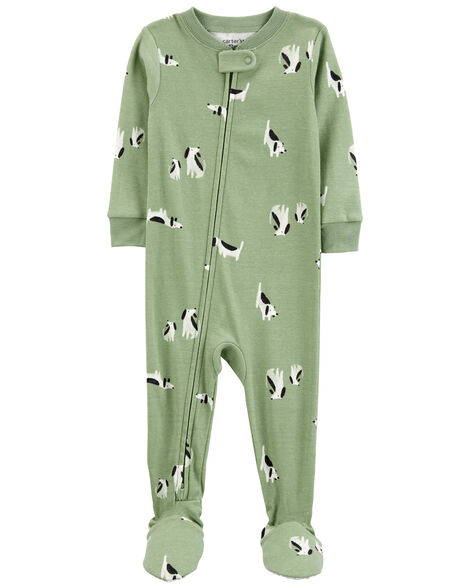 Carter's Baby 1-Piece Dog 100% Snug Fit Cotton Footie Pajamas