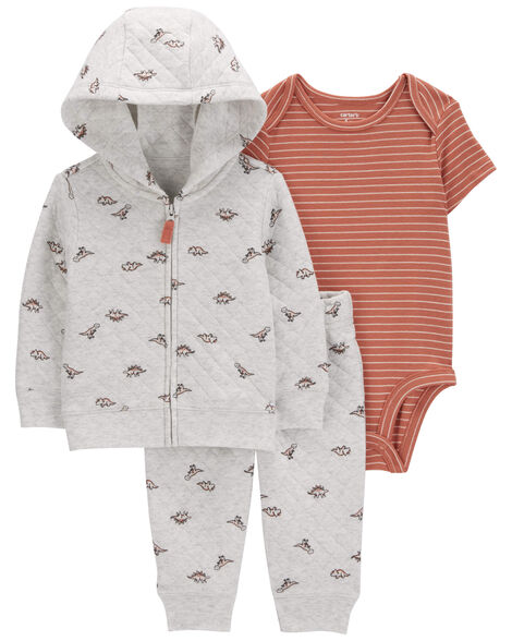 Carter's Baby 3-Piece Dinosaur Little Jacket Set