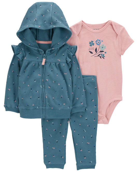 Carter's Baby 3-Piece Floral Little Jacket Set