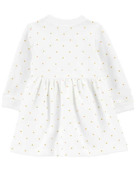 Carter's Baby Polka Dot Fleece Dress