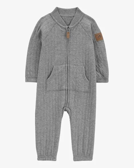 Carter's Baby Zip-Up Doubleknit Jumpsuit