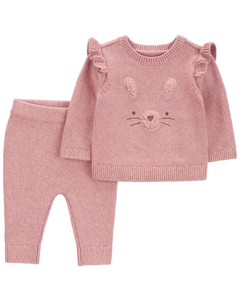 Carter's Baby 2-Piece Bunny Pullover & Jogger Set