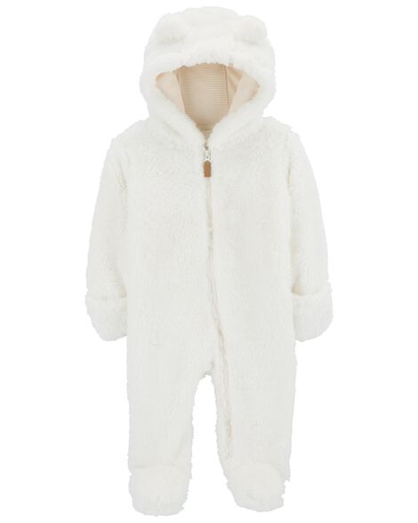 Carter's Baby Hooded Quilted Jumpsuit