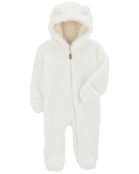 Carter's Baby Hooded Quilted Jumpsuit