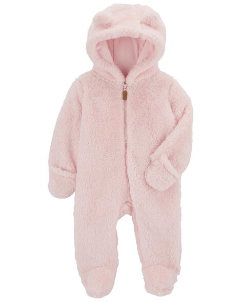 Carter's Baby Hooded Sherpa Jumpsuit