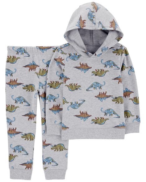 Carter's Baby 2-Piece Dino Hooded Pullover & Pants Set