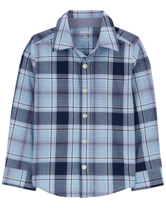 Oshkosh Baby Plaid Button-Front Shirt