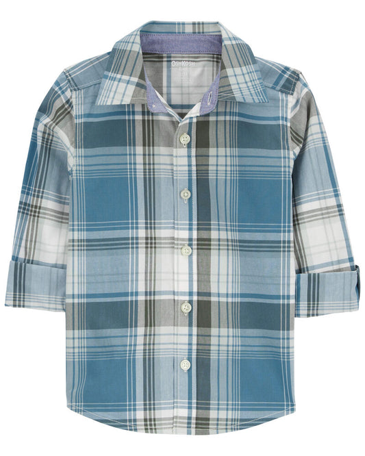 Oshkosh Baby Plaid Button-Front Shirt