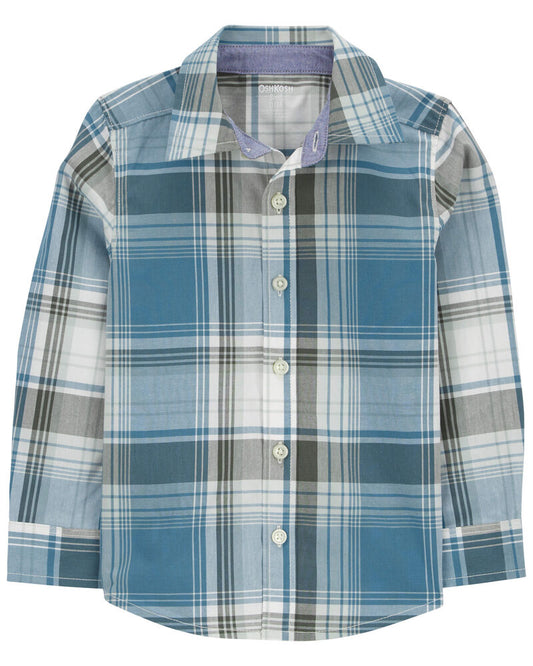 Oshkosh Baby Plaid Button-Front Shirt