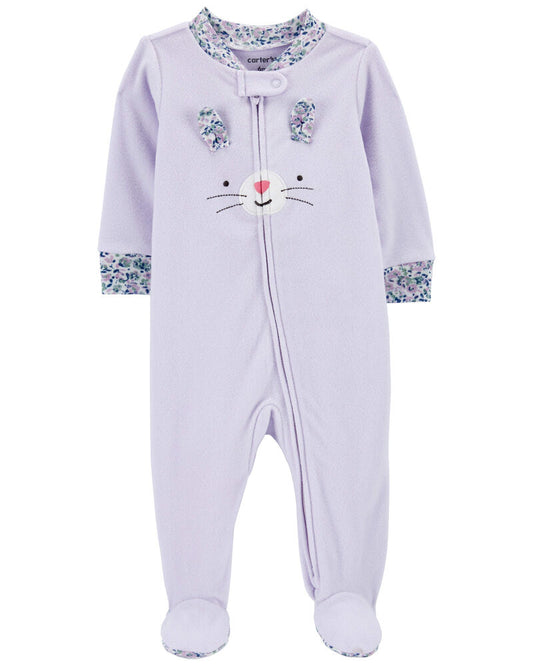 Carter's Bunny Fleece Zip-Up Footie Sleep & Play