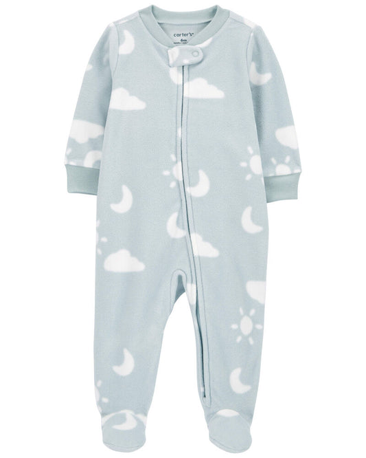 Carter's Baby Cloud Fleece Zip-Up Footie Sleep & Play