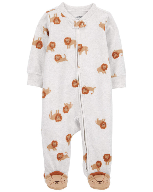 Carter's Baby Lion Fleece Zip-Up Footie Sleep & Play