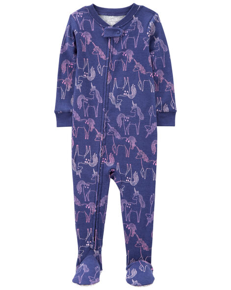 Carter's Baby 1-Piece Unicorn 100% Snug Fit Cotton Footie Pajamas