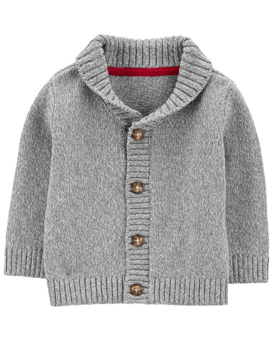 Carter's Baby Grey Knit Cardigan